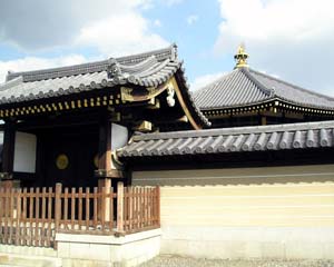 Particolare di un Tempio nel quartiere di Shin Imamyia